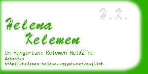 helena kelemen business card